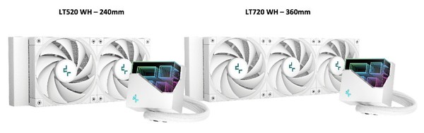 Deepcool LT520 WH und LT720 WH AIO Wasserkhler