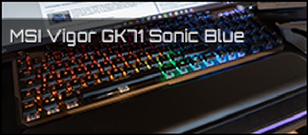 MSI Vigor GK71 Sonic Blue Tastatur