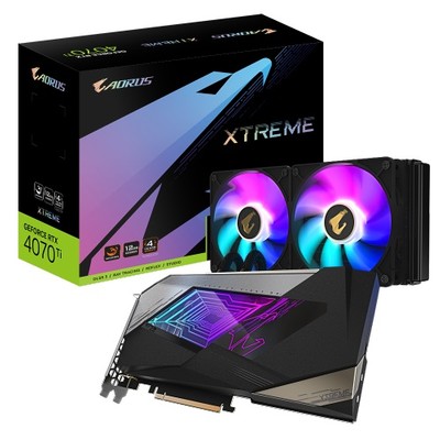 Gigabyte Aorus GeForce RTX 4070 Ti Xtreme Waterforce 12G Grafikkarten