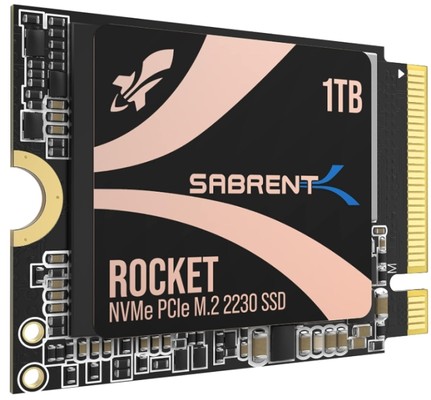 Sabrent Rocket 2230 1TB NVMe SSD