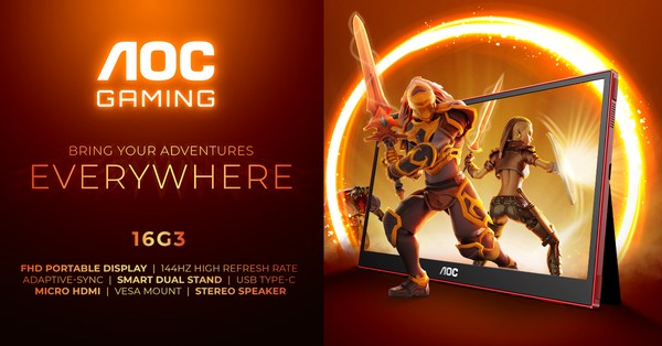 AOC Gaming 16G3 Monitor