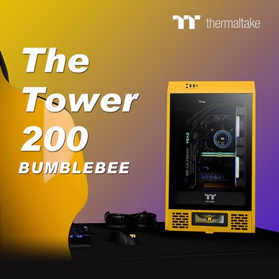 Thermaltake The Tower 200 Mini Bumblebee Colored Chassis