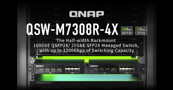 QNAP QSW-M7308R-4X Rackmount Switch
