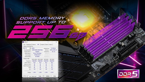 ASRock Motherboard Memory Capacity up to 256GB