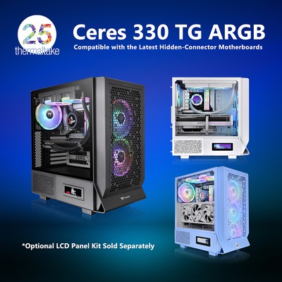 Thermaltake Ceres 330 TG ARGB Mid Tower Chassis