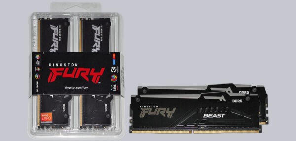 Kingston Fury Beast RGB 64GB DDR5 2x 32GB DDR5-6000 RAM