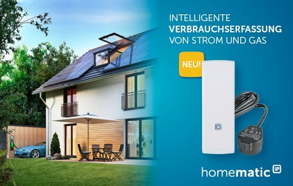 Homematic IP HmIP-ESI-LED Strom- und HmIP-ESI-GAS Gaszhler