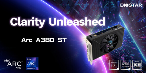 Biostar Intel Arc A380 ST Graphics Card