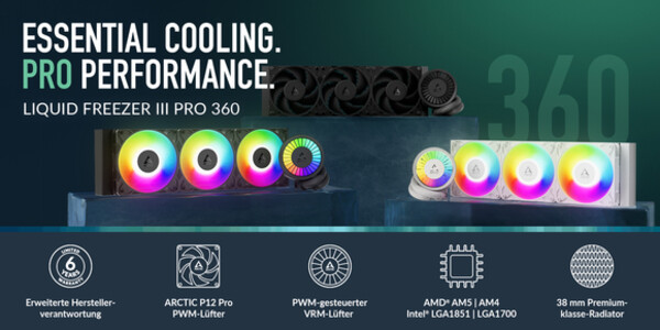 Arctic Liquid Freezer III Pro 360 360 A-RGB 360 A-RGB White