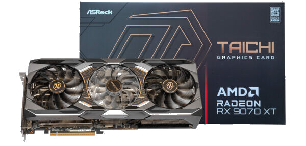 ASRock Radeon RX 9070 XT Taichi 16GB OC Grafikkarten