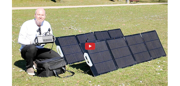DJI Power 18 kW SolarCar Super Fast Charger und Solar Aufbau