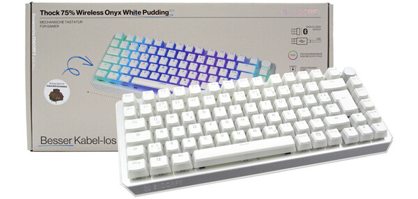 Endorfy Thock 75 Wireless Pudding Onyx White Tastatur