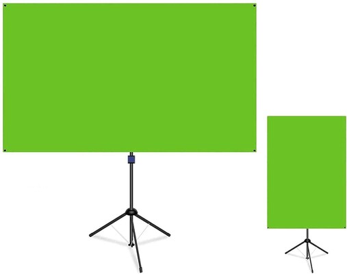 Chroma Key Green Screen Stativ Leinwand