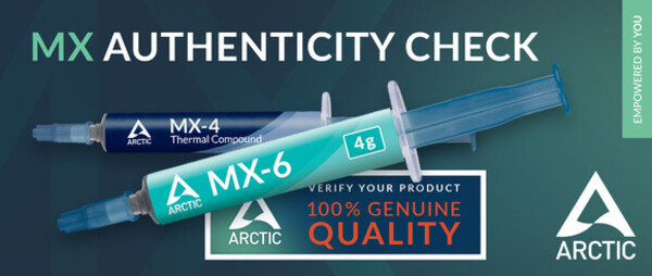 Arctic MX Authenticity Check