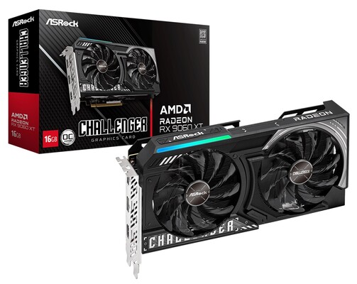 ASRock RX 9060 XT Challenger 8GB16GB OC Graphics Card