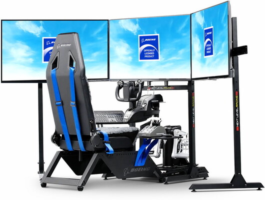 Next Level Racing Flight Simulator Boeing Commercial Edition Cockpit