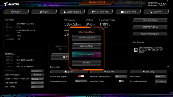 Gigabyte Ultra Turbo Modus