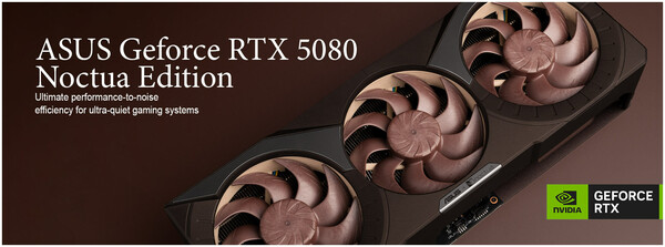 Asus GeForce RTX 5080 Noctua Edition graphics card