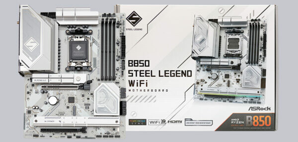 ASRock B850 Steel Legend WiFi AMD Mainboard