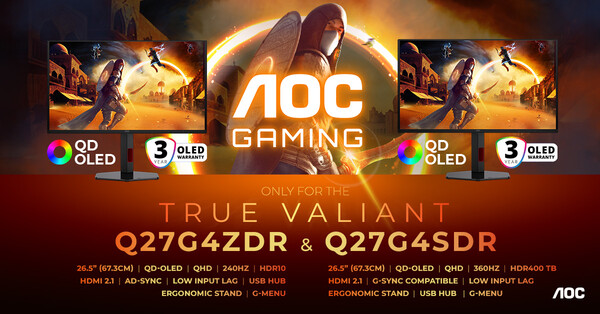 AOC Gaming Q27G4ZDR und Q27G4SDR Monitor