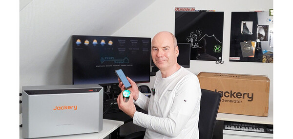 Jackery Balkonkraftwerk mit Speicher im Winter