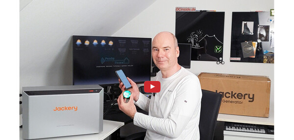 Balkonkraftwerk Akku im Winter Video