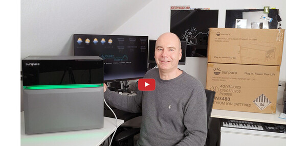 Sunpura S2400 Balkonkraftwerkspeicher Video