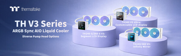 Thermaltake TH V3 Series Argb Sync AIO Liquid Coolers