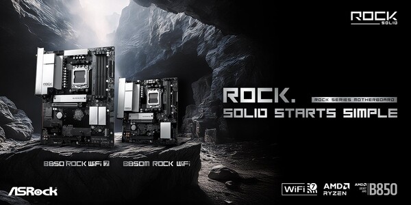 ASRock B850 Rock WiFi 7 und B860M Rock WiFi Mainboard