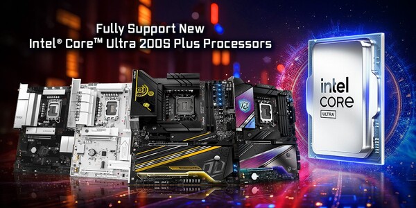 ASRock 800 Series Motherboard Intel Core Ultra 200S Plus Support