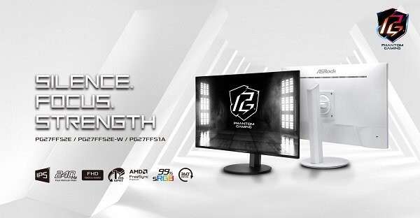 ASRock PG27FFS2E PG27FFS2E-W PG27FFS1A Gaming Monitors