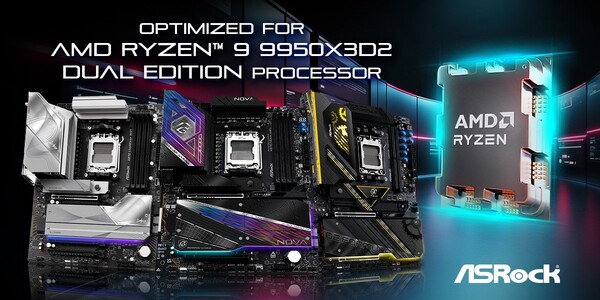 ASRock AMD Ryzen 9 9950X3D2 Dual Edition Support