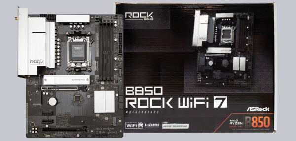 ASRock B850 Rock WiFi 7 AMD AM5 Mainboard