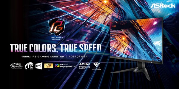 ASRock PG27QFW2A Gaming Monitor