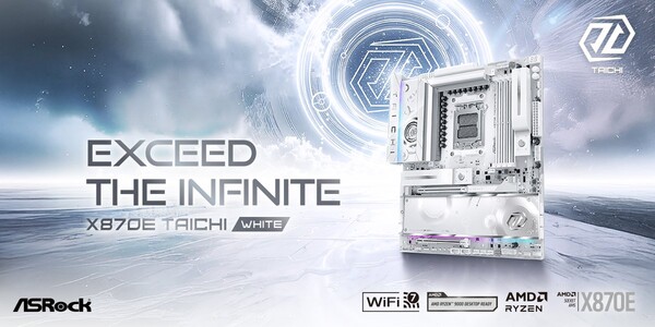 ASRock X870E Taichi White Motherboard