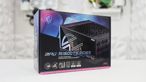 MSI MPG Ai1600TS Pcie5 PSU