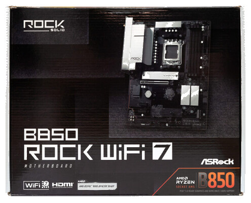 ASRock B850 Rock WiFi 7 AMD Motherboard