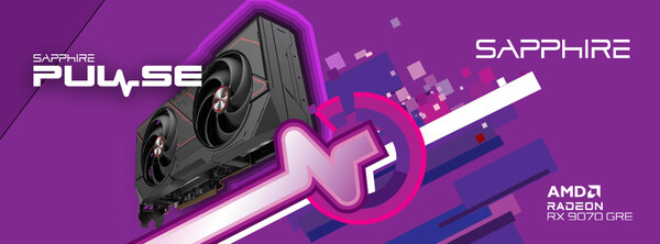 Sapphire Pulse AMD Radeon RX 9070 GRE