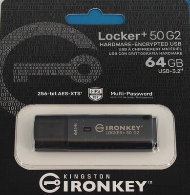 Kingston Ironkey Locker 50 G2 64GB