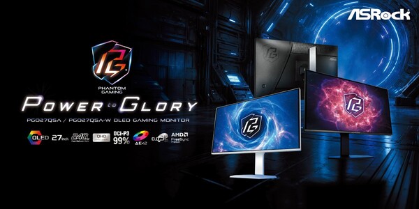 ASRock Phantom Gaming PGO27QSA OLED Monitor