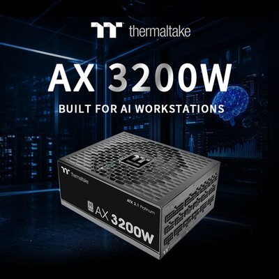Thermaltake AX 3200W Platinum PSU for AI