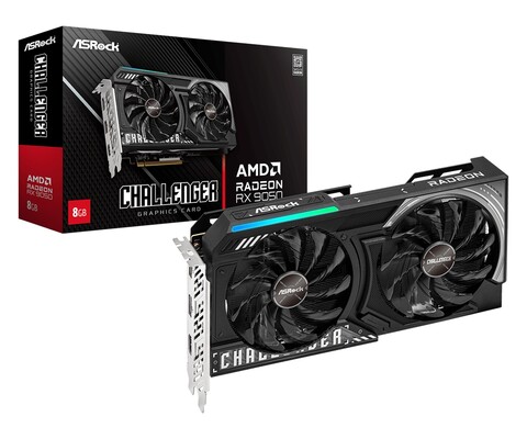 ASRock AMD Radeon RX 9050 Challenger 8GB Graphics Card