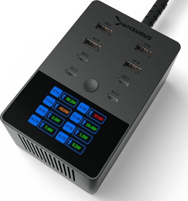 Sabrent Voltik 252W 8-Port USB PD 30 Charger