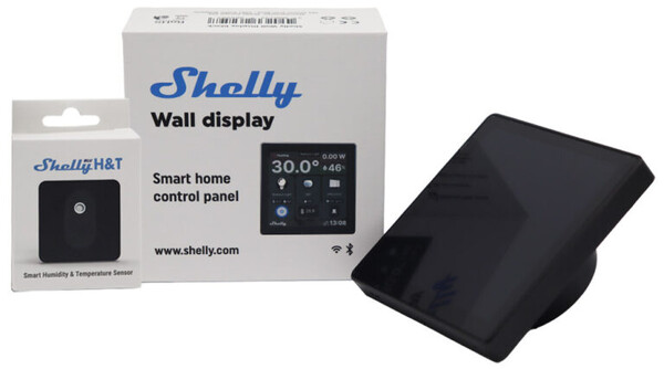 Shelly Wall Display und Shelly BLU HT