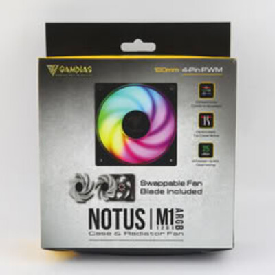 Gamdias Notus M1-1201 ARGB 120 mm Fan