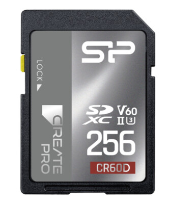 Silicon Power CreatePro CR60D 256GB SDXC Card
