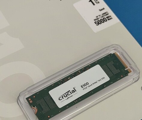 Crucial E100 1TB SSD
