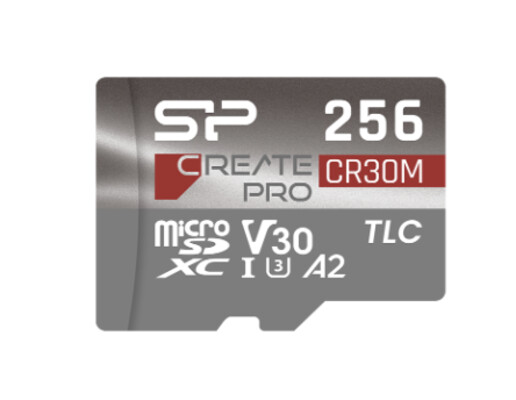 Silicon Power CreatePro Cr30m 256GB microSDXC Card
